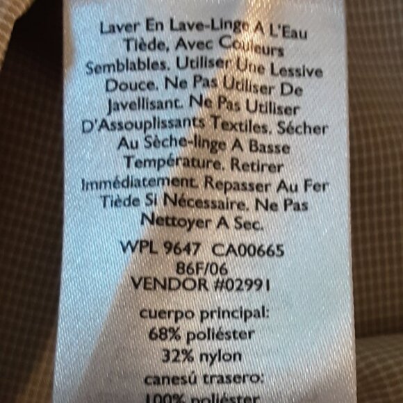 Eddie Bauer UPF Guide Tan/Cream Long-Sleeved Button Up Tech Shirt,  Large Tall - Picture 14 of 14